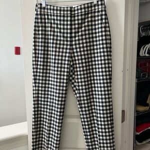 J.Crew Kate pants in gingham, size US6